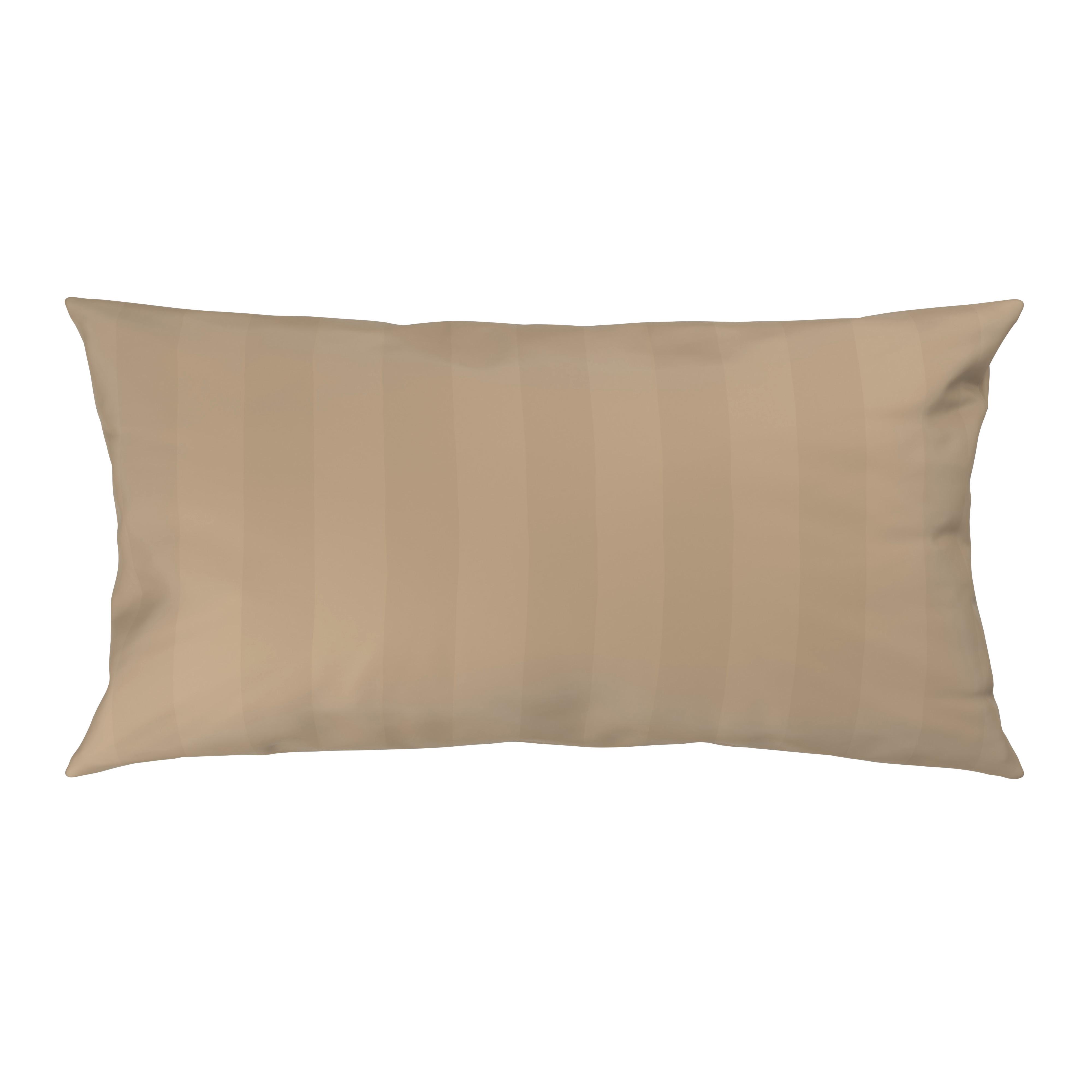 Kissenhülle Xenia Streif Beige ca. 40x80cm - Beige, MODERN, Textil (40/80cm) - Premium Living