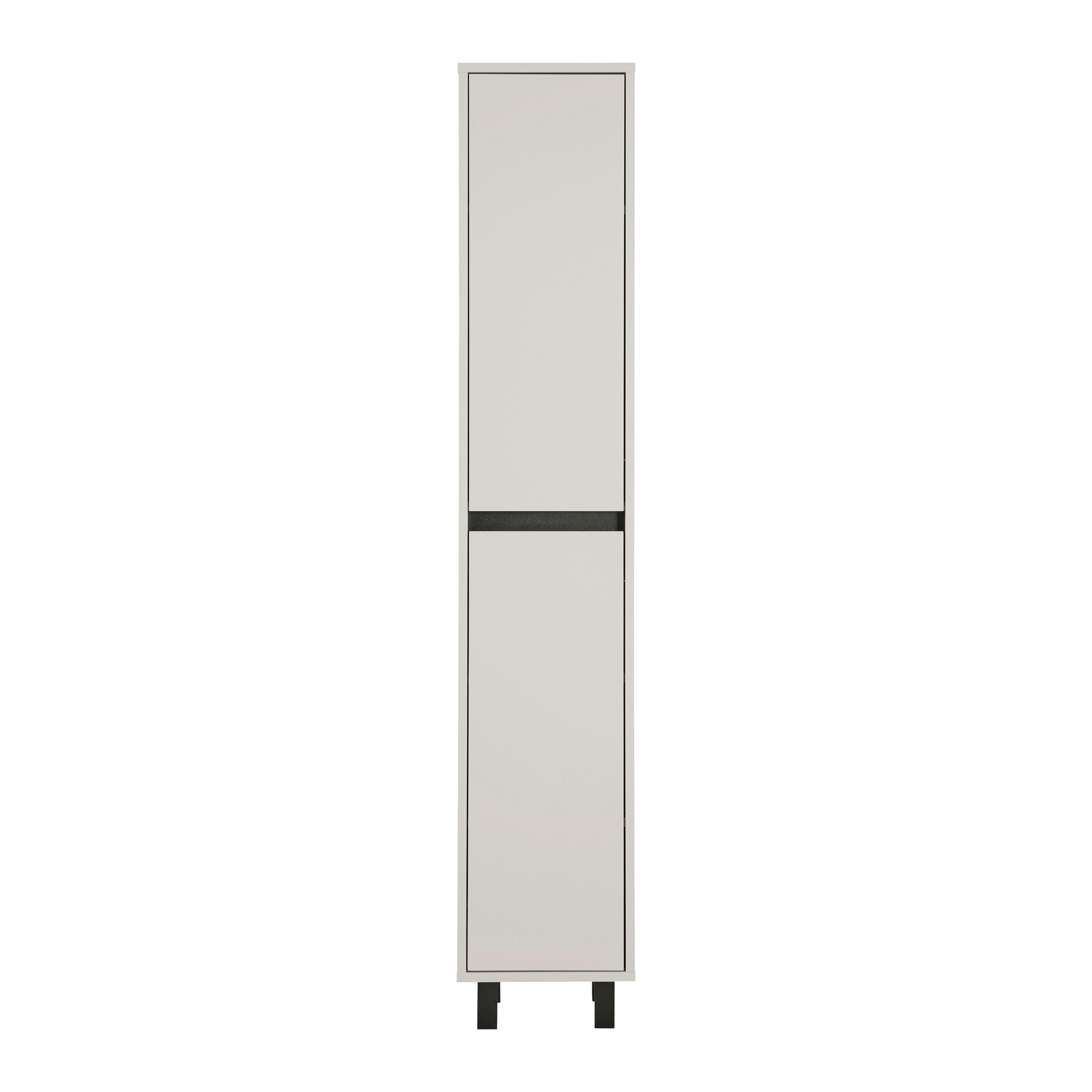 HÖGSKÅP SOPHIA -EXKLUSIV- - svart/kashmir, Modern, trämaterial (35/190/33cm) - Mömax