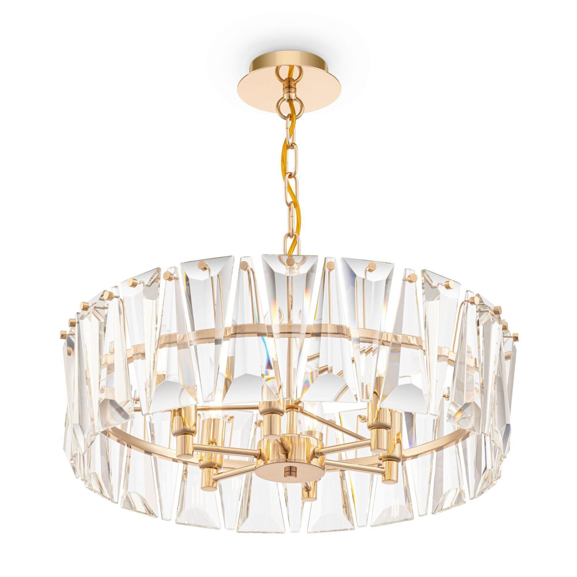 PENDELLEUCHTE PUNTES - Goldfarben, Trend, Metall (51.7/23.8/51.7cm) - MAYTONI