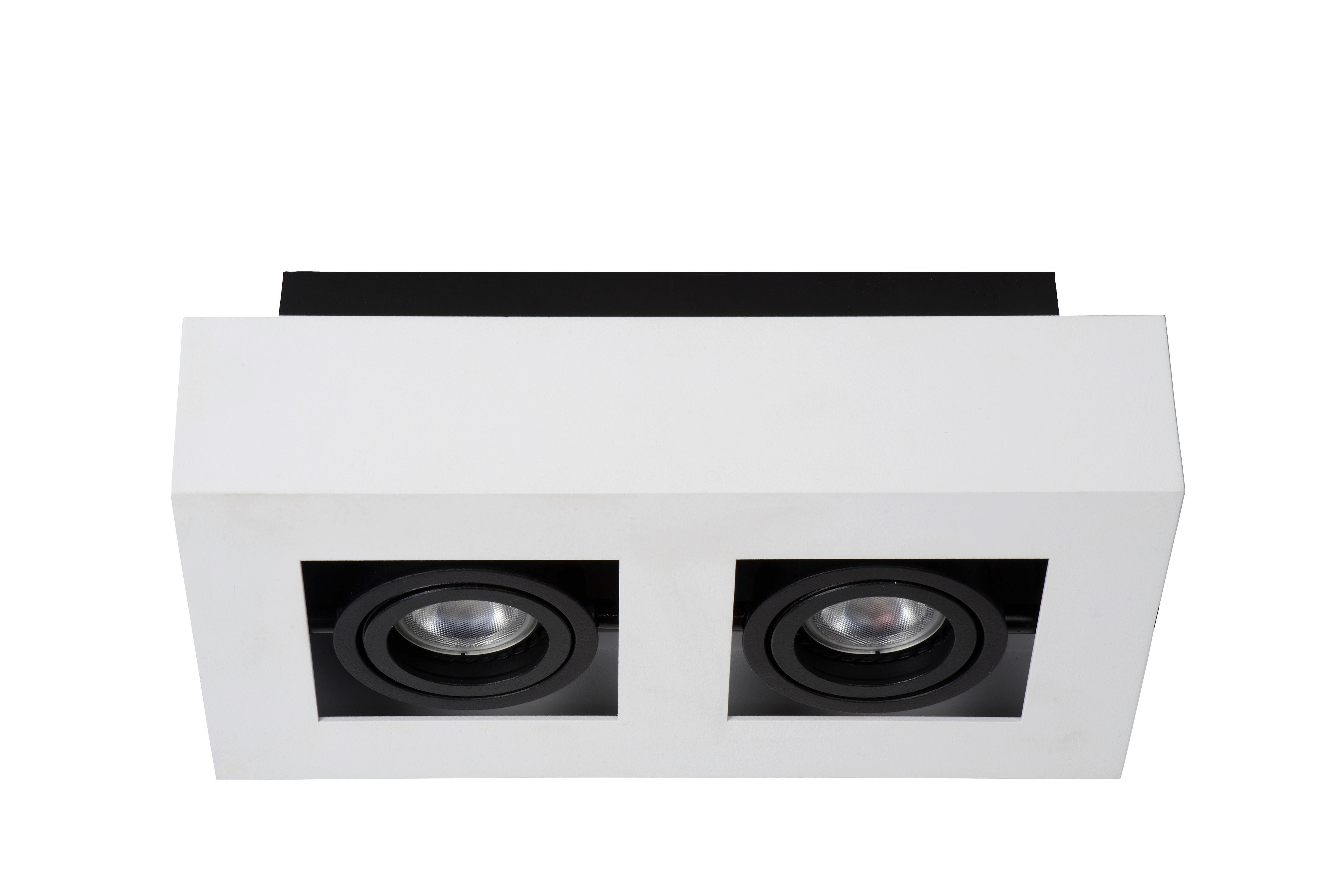 Led-deckenleuchte 09119/11/31 Xirax - Weiss, Basics (25/14/8.8cm) - Lucide