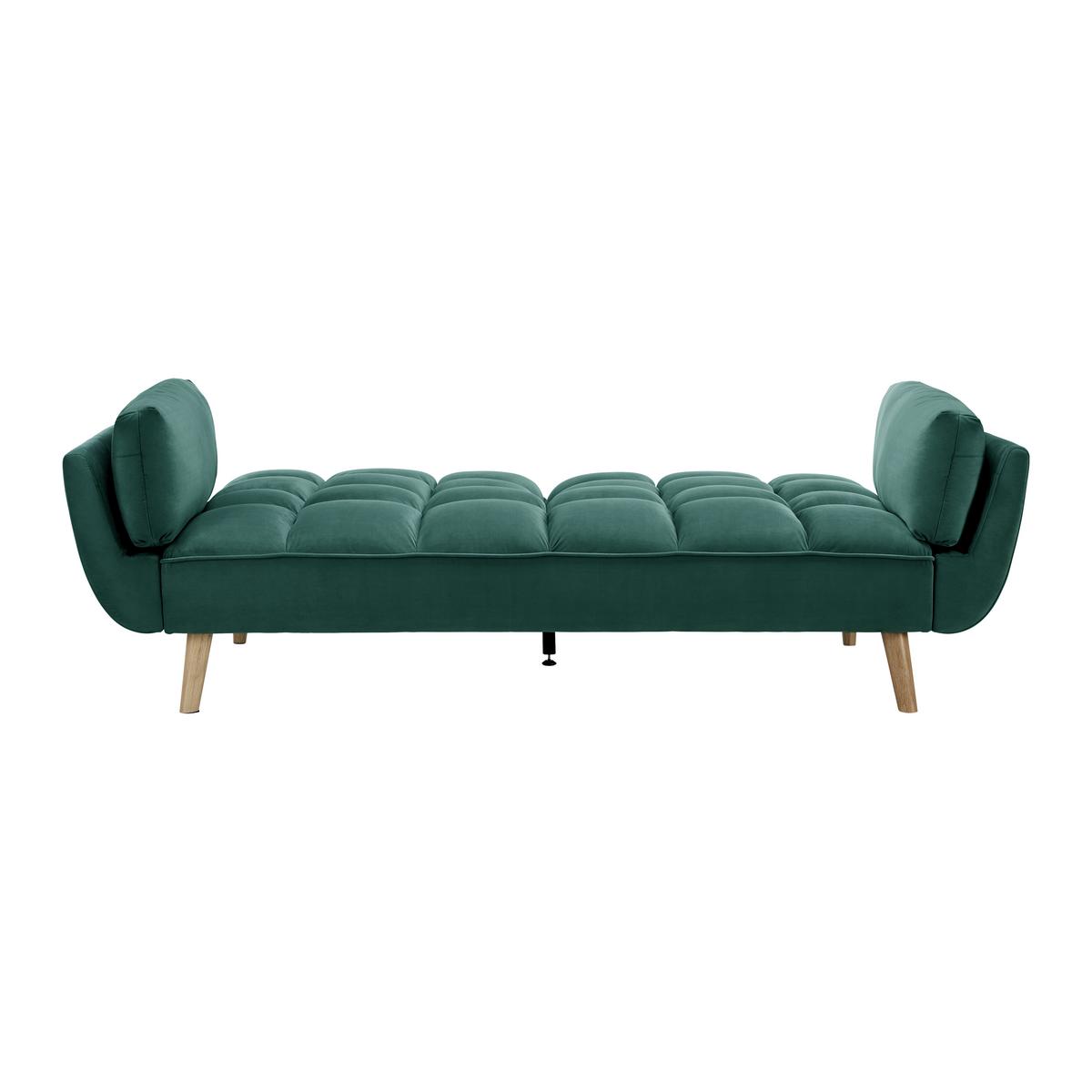 Kanapéágy Cora - zöld, Modern, textil/fa (214/92/81cm) - Bessagi Home