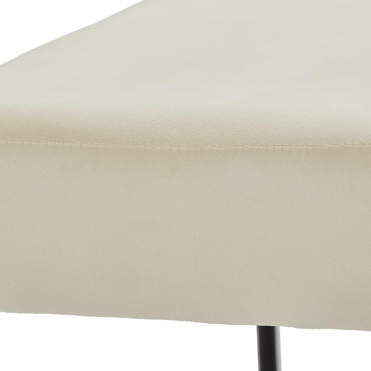 SIEDZISKO ANEMONE - czarny/biały, Modern, metal/tkanina (100/45/35cm) - PBJ