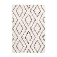 Hochflorteppich Orlando - Weiss, Design, Textil (80/150cm) - Kayoom
