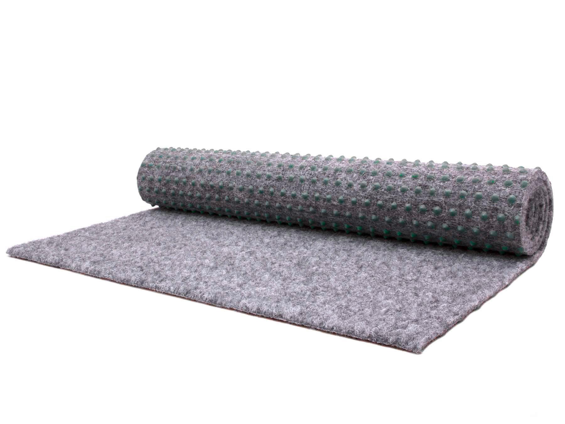 Rasenteppich Georgia Grau ca. 200x850cm - Grau, Basics, Textil (200/850cm)