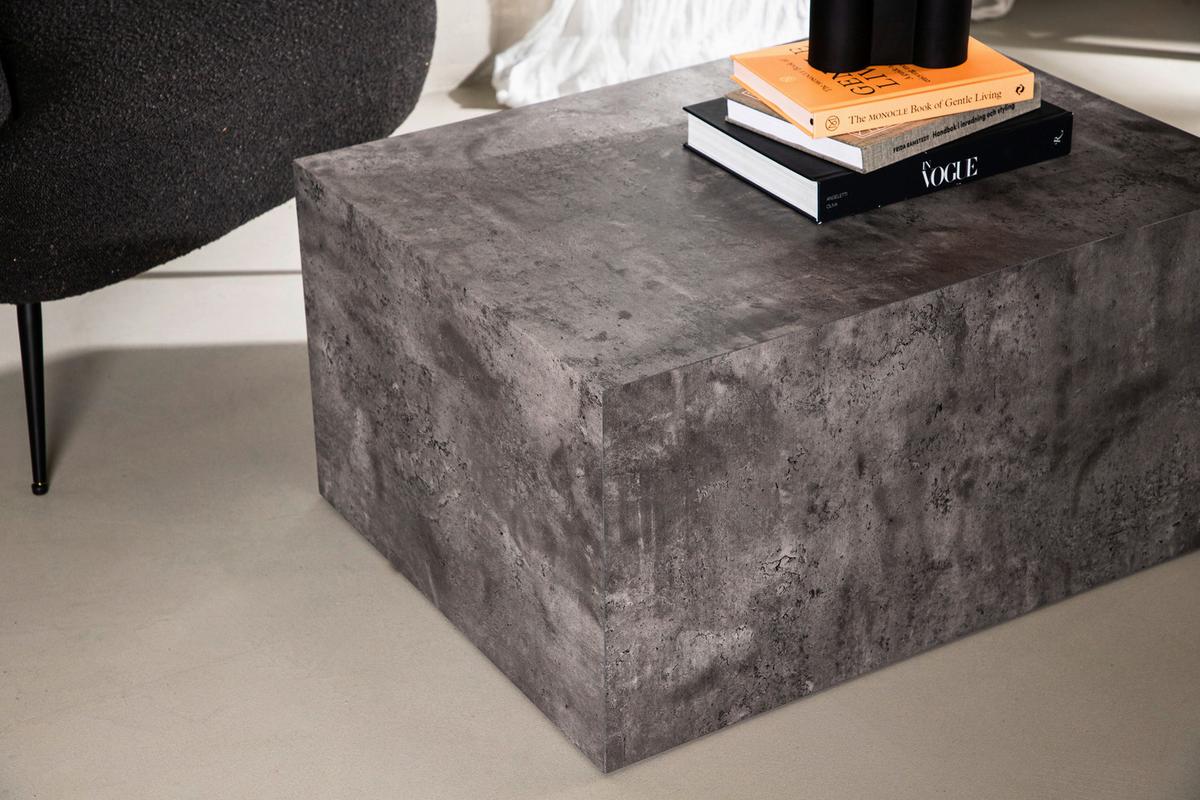 COUCHTISCH YORK - Dunkelgrau, Design, Holz (80/60/40cm) - Livetastic