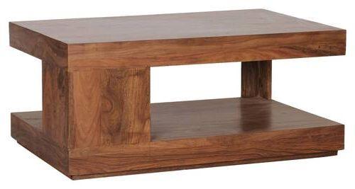 Couchtisch Mumbai Sheeshamholz Massiv - Sheeshamfarben, MODERN, Holz (60/90/40cm) - MID.YOU
