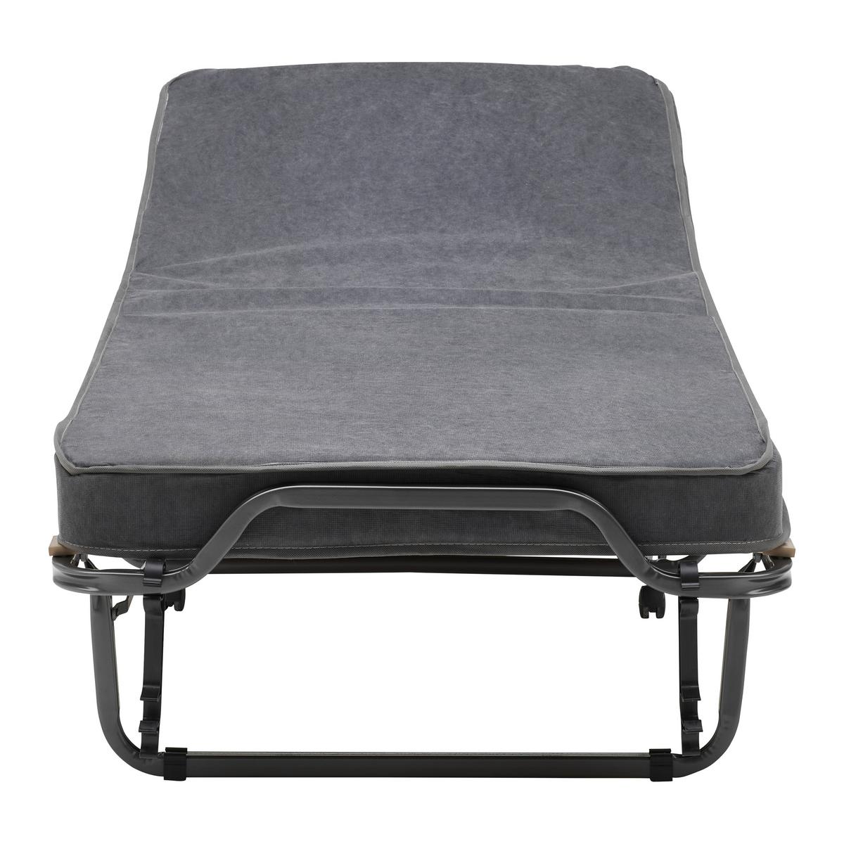 Klappbett Best Anthrazit ca. 80x195cm - Anthrazit, Konventionell, Metall (80/195cm) - Mömax
