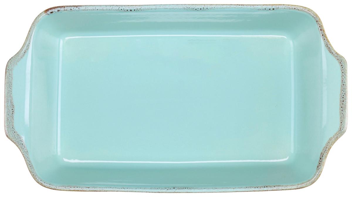 Auflaufform Classic Vintage aus Keramik - Türkis, KONVENTIONELL, Keramik (34/20/7,5cm) - Creatable