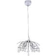Hängeleuchte Antoinette - Chromfarben, MODERN, Glas/Metall (50/98cm) - PREMIUM LIVING