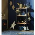Dekobaum Katy Schwarz/gold - Goldfarben/Schwarz, Metall (10,5/10,5/41cm) - Mömax modern living