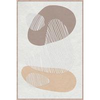 Keilrahmenbild Denise in Braun/Beige ca. 60x90cm - Beige/Braun, Holzwerkstoff/Kunststoff (60/90cm) - Premium Living