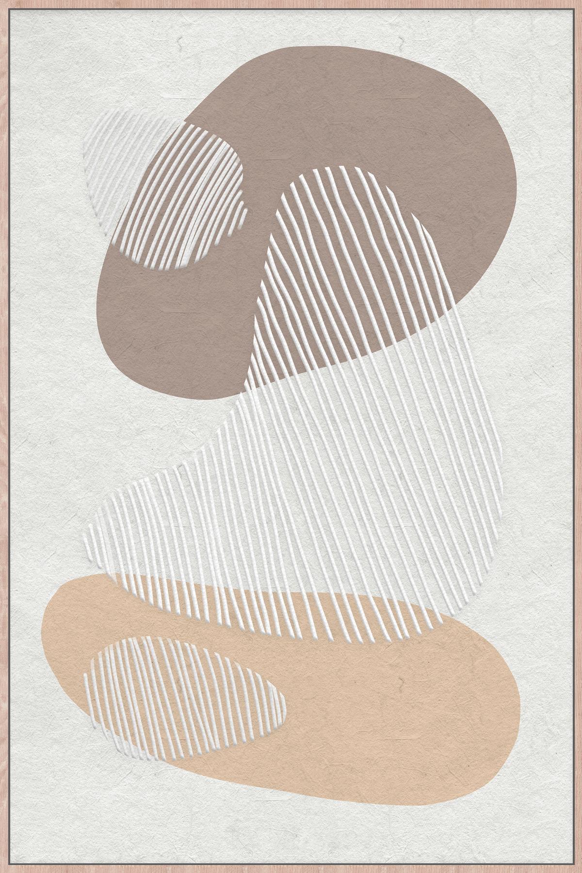 Keilrahmenbild Denise in Braun/Beige ca. 60x90cm - Beige/Braun, Holzwerkstoff/Kunststoff (60/90cm) - Premium Living