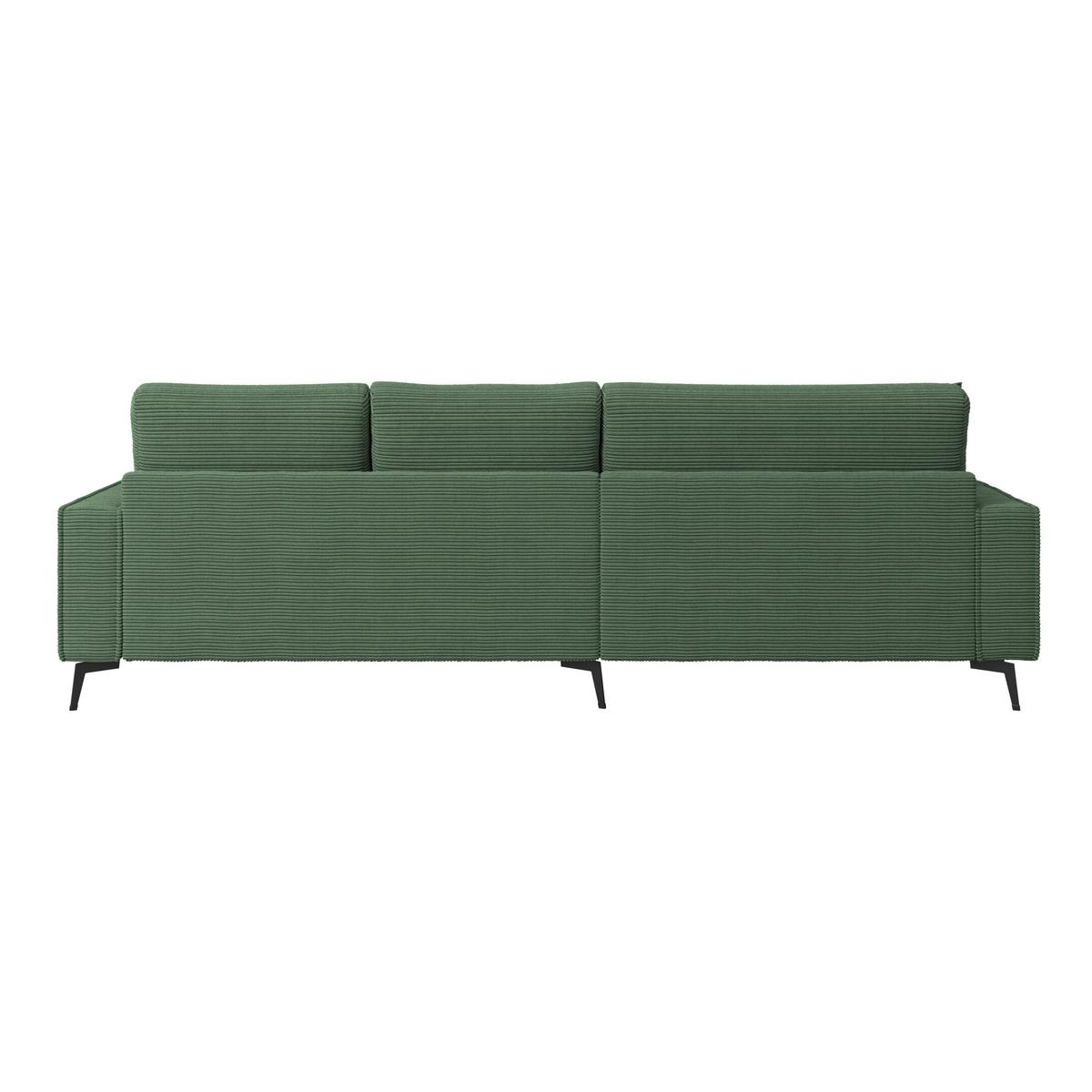 Kutna Garnitura Zero - zelena/crna, Trend, tekstil (173/286cm)