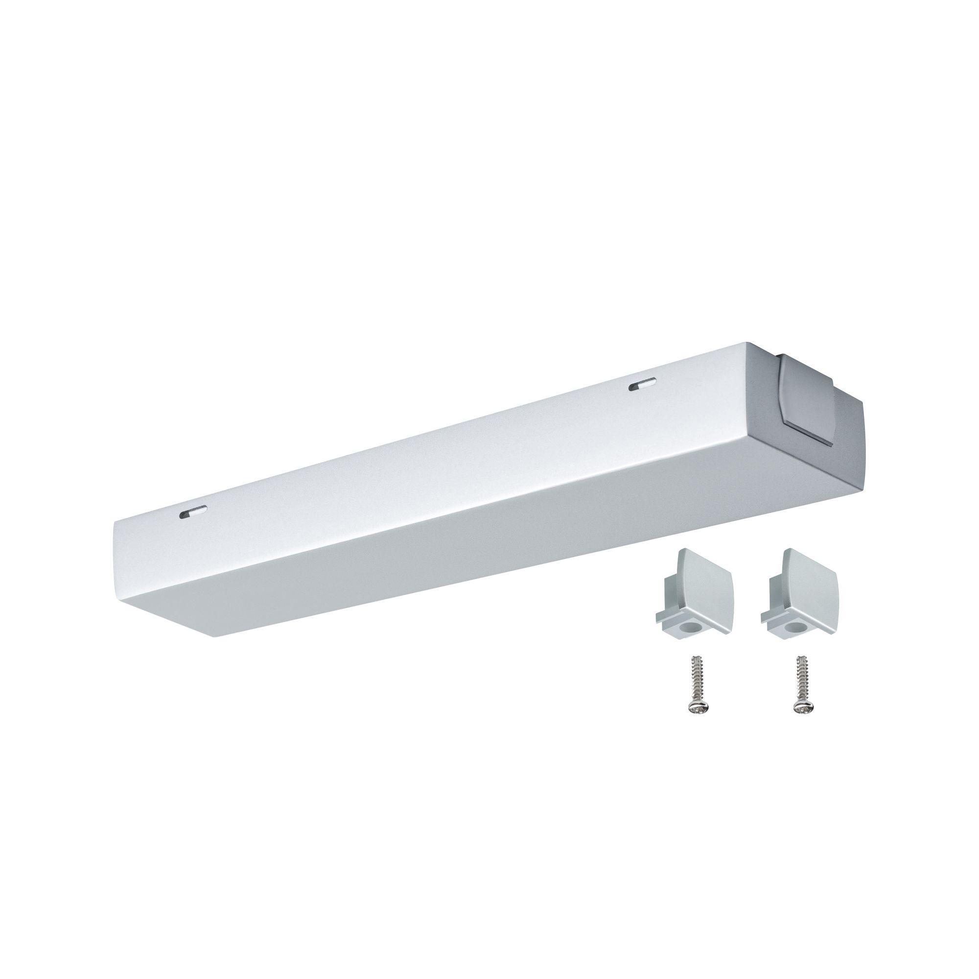 Schienensystem-Einspeiser Urail Chromfarben ca. 20,5cm - Chromfarben, Basics, Metall (20,5/2,7/4,5cm) - Paulmann