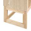 KOMMODE COSMA -EXKLUSIV- - Schwarz/Naturfarben, MODERN, Holz/Holzwerkstoff - Mömax