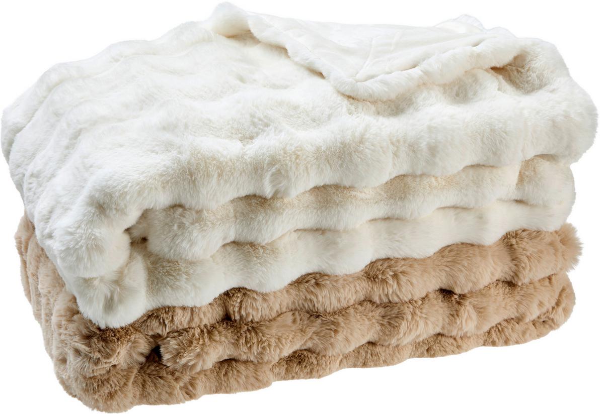 KOC FUTRZANY PONPON - masa perłowa, Konventionell, tkanina (150/200cm) - Dieter Knoll