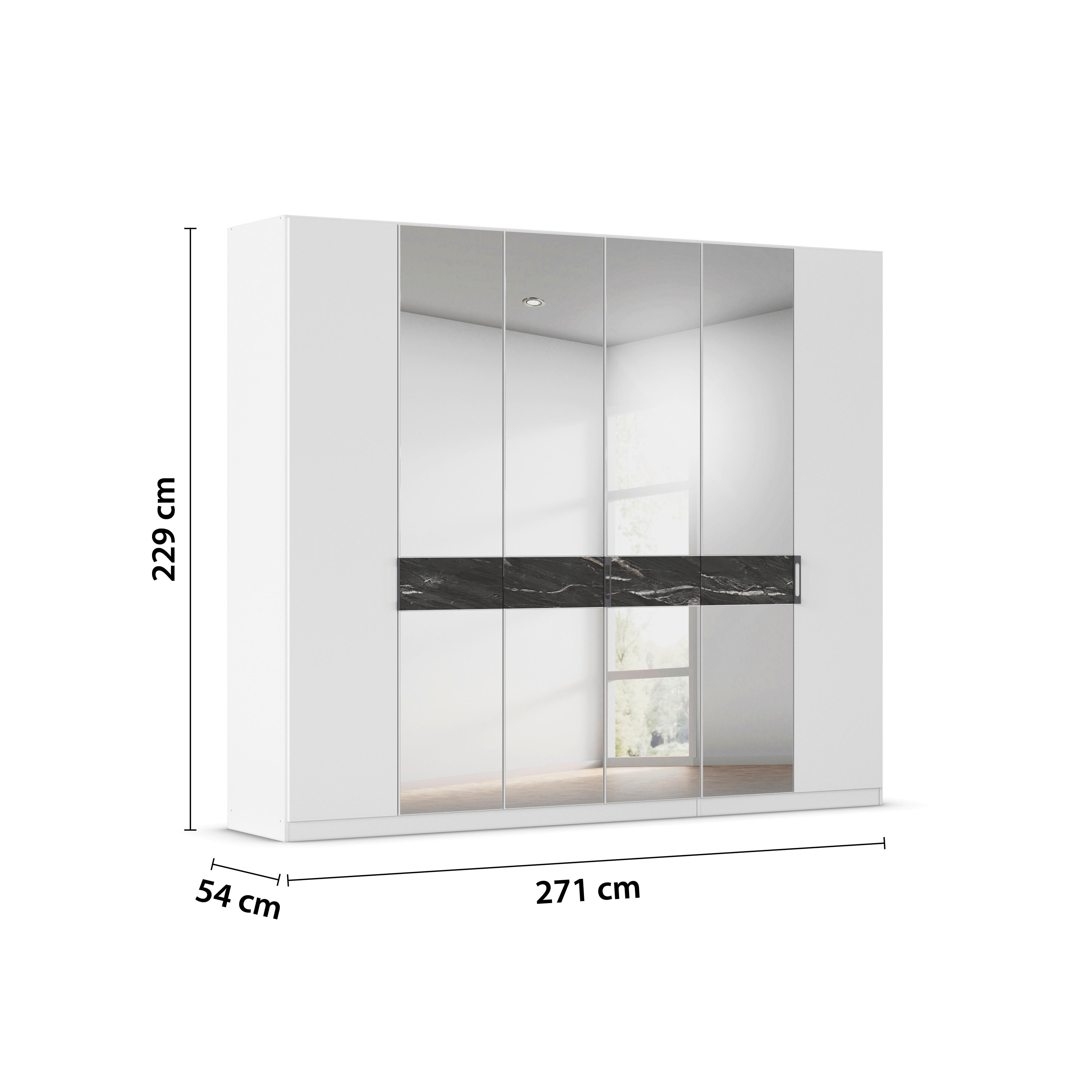 DULAP USI ROTATIVE VERSITY-D - argintiu/alb, Trend, material pe bază de lemn (271/229/54cm) - James Wood
