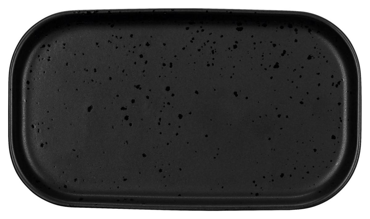 TALERZ DO PRZEKĄSEK 19112190 - czarny, Design, ceramika (15/8,5cm) - ASA