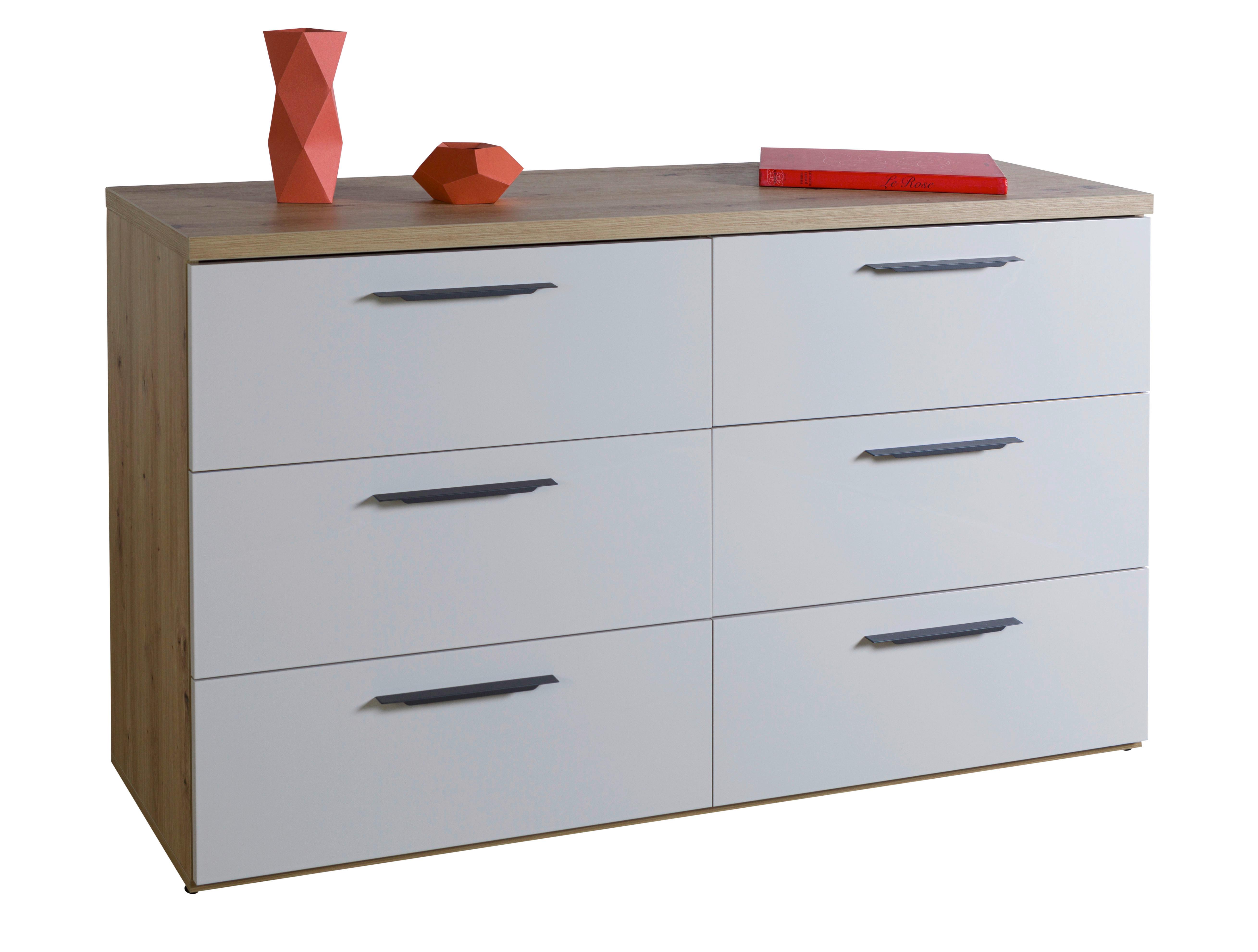 Komoda Sposami - kašmir/antracit, Moderno, metal/pločasti materijal (136,2/82,6/44,4cm) - Premium Living