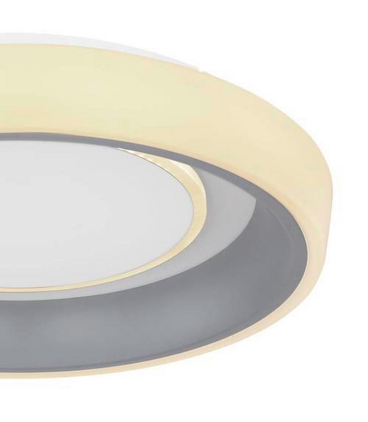Stropna Led-svetilka Tabano, S Sijalko - bela/opal, Basics, kovina/umetna masa (50/9,5cm) - Globo