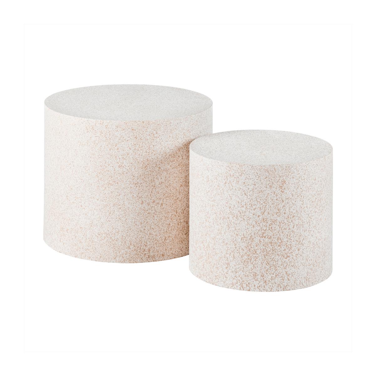 Masă auxiliară 2/1 PAUL - sahara, Modern, material pe bază de lemn (48/38/38/32cm) - Modern Living