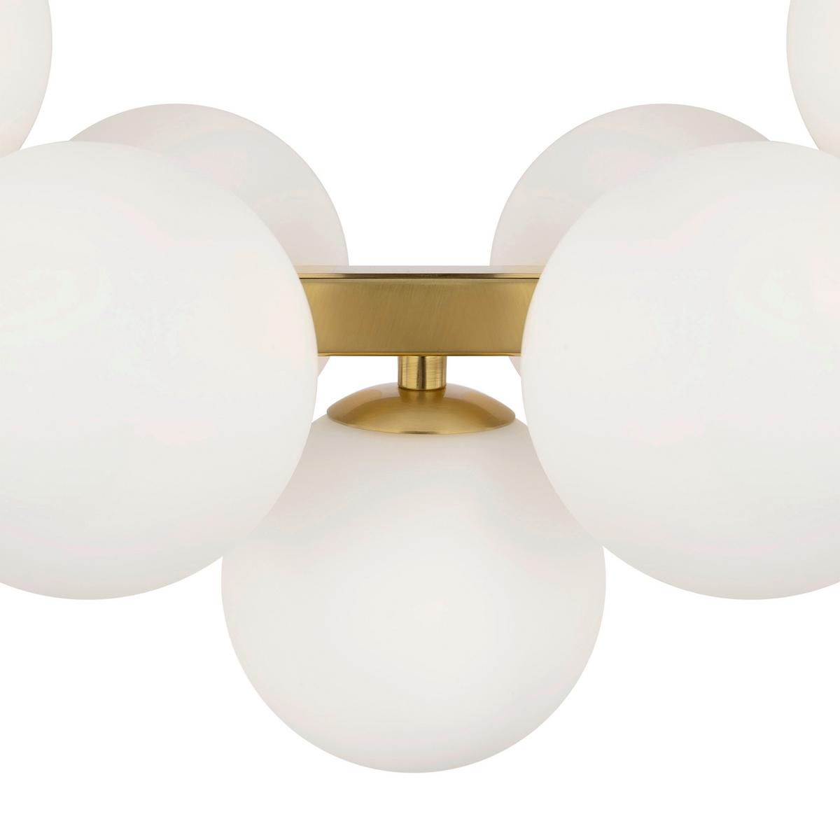 Pendelleuchte Dallas Messingfarben max. 28 Watt - Messingfarben, Trend, Glas/Metall (23,8/22,8/123,5cm) - MAYTONI