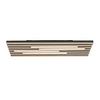 LED-TAKLAMPA PANI - svart/ekfärgad, Modern, metall/trämaterial (72/26,5/5,5cm) - Mömax