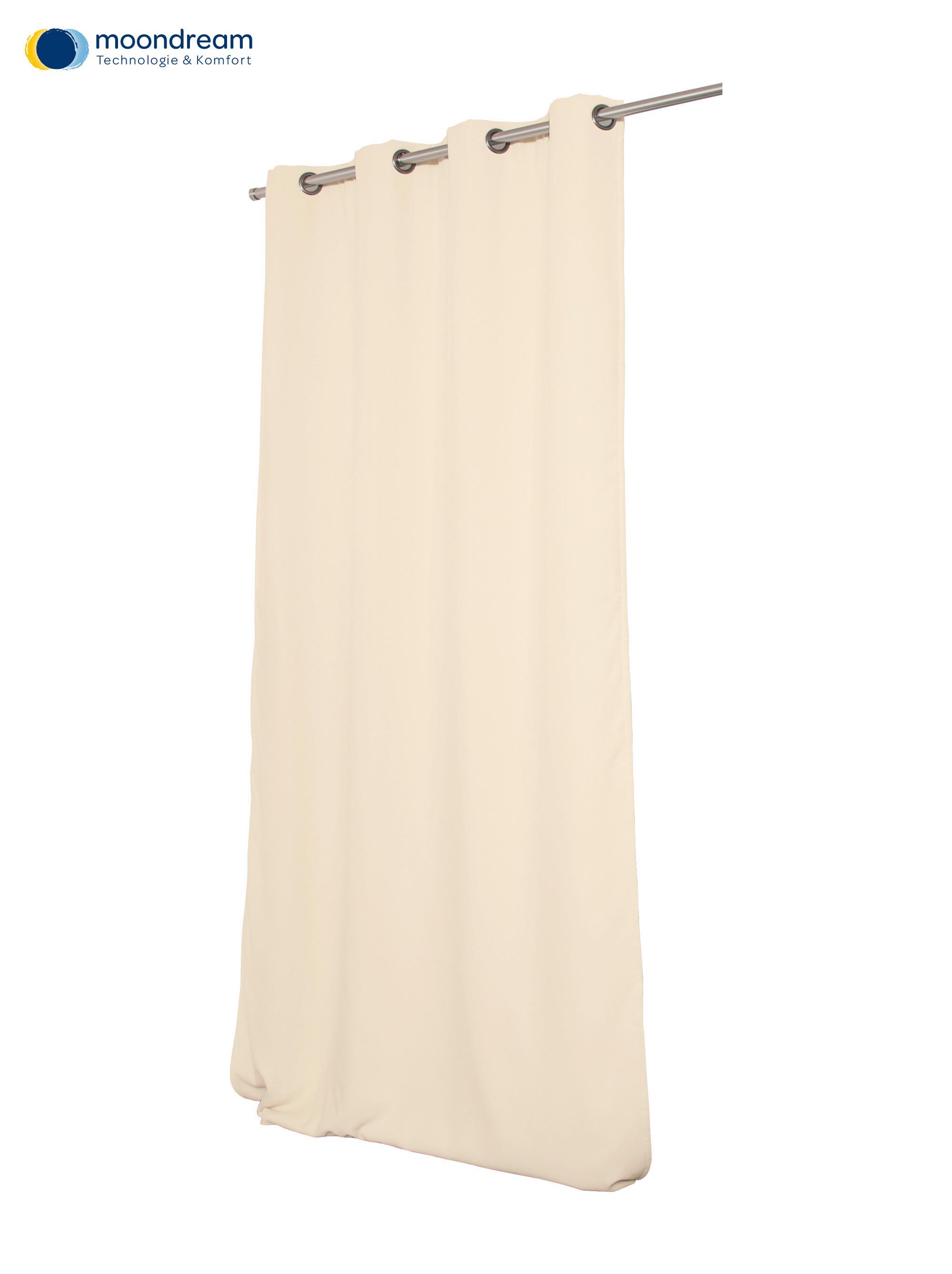 ZASŁONA ZACIEMNIAJĄCA R11-1-01-0634-17 - kremowy, Design, tkanina (145/260cm)