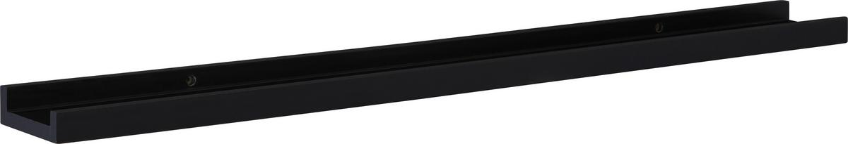 Wandboard Armerina in Schwarz - Schwarz, Holzwerkstoff (80/3,5/10cm) - Mömax