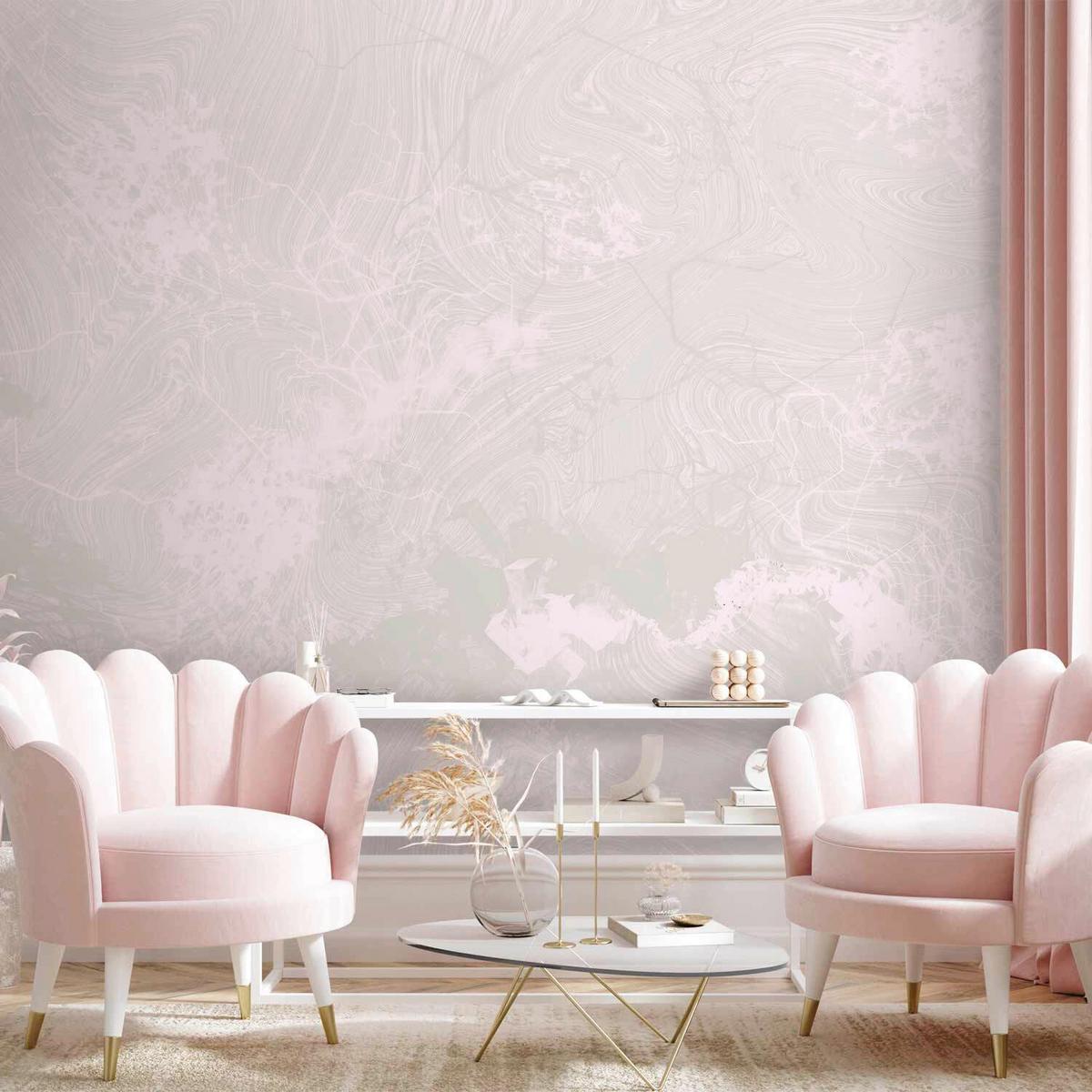 Fototapeta Pink Rock, 400x280cm - svetlo roza, Trendi, tekstil (400/280cm) - artgeist