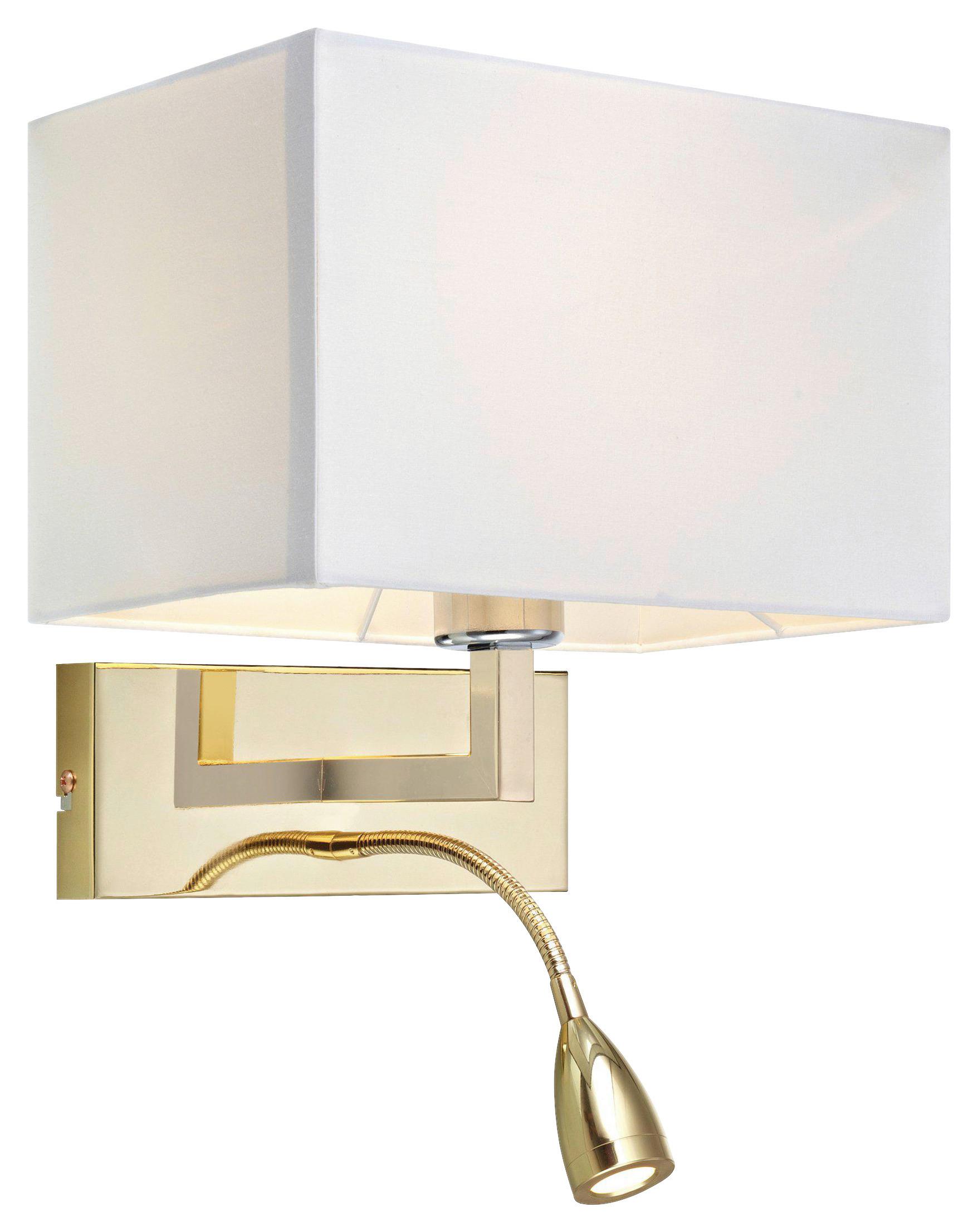 Wandleuchte Savoy Messingfarben max. 60 Watt - Messingfarben, Basics, Metall (20/20/40cm) - Markslöjd