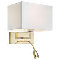 Wandleuchte Savoy Messingfarben max. 60 Watt - Messingfarben, Basics, Metall (20/20/40cm) - Markslöjd