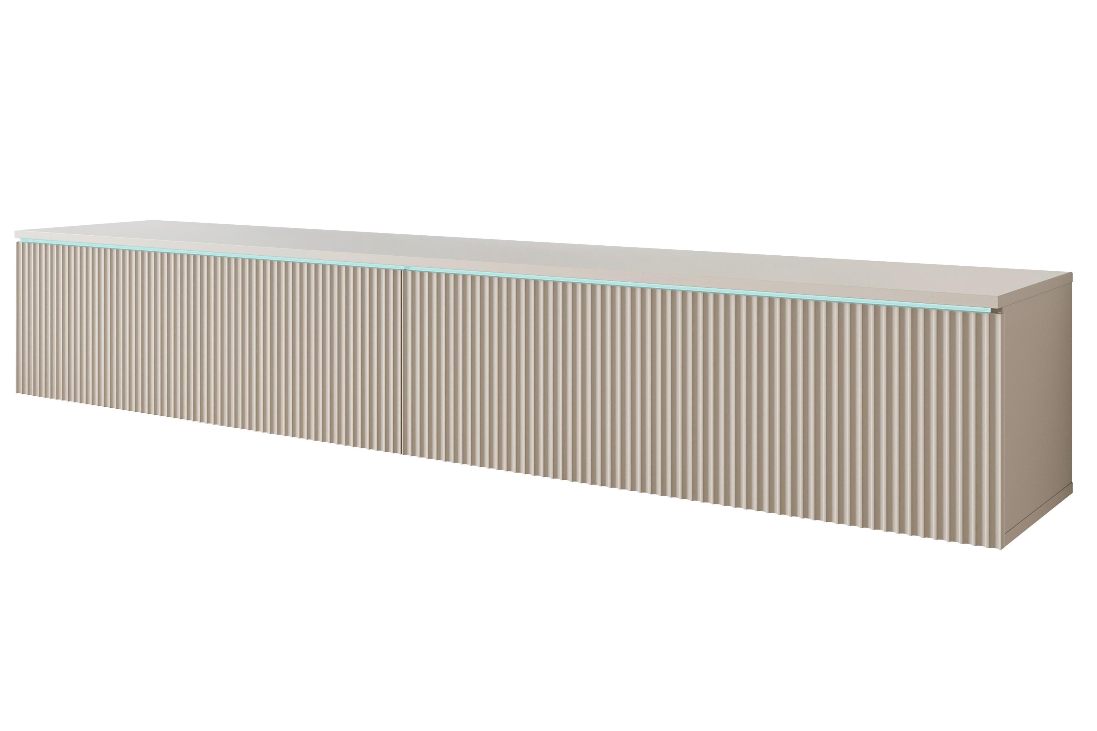 Lowboard D180 Kaschmir - Kaschmir/Beige, Design, Holzwerkstoff/Kunststoff (180/30/33cm) - P & B