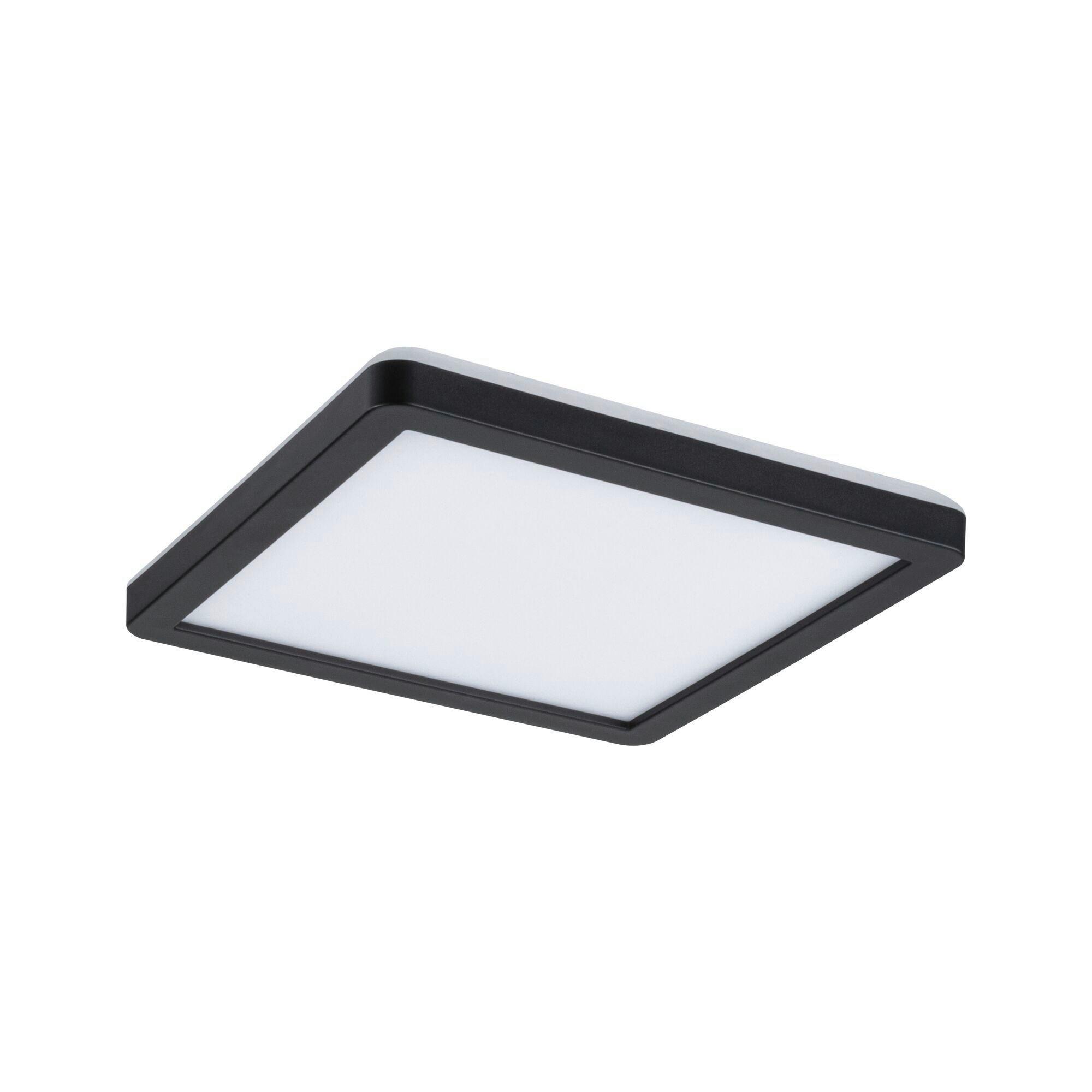 LED-Paneel Atria Shine in Schwarz max. 11,2 Watt - Schwarz, Basics, Kunststoff (19/19/2,8cm) - Paulmann