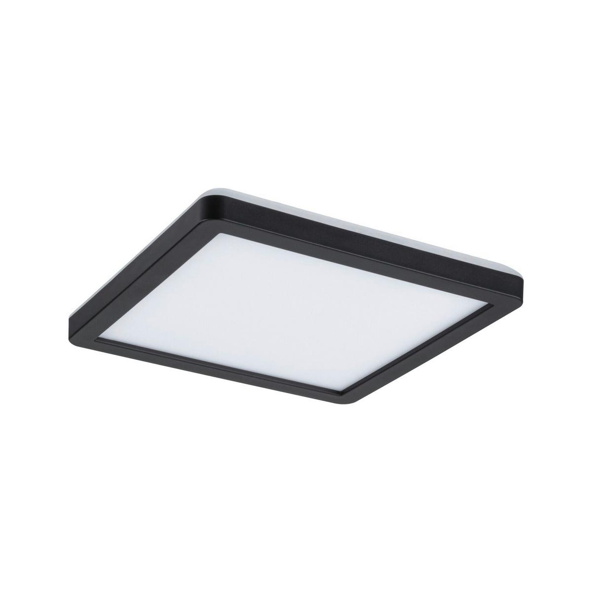 LED-Paneel Atria Shine in Schwarz max. 11,2 Watt - Schwarz, Basics, Kunststoff (19/19/2,8cm) - Paulmann
