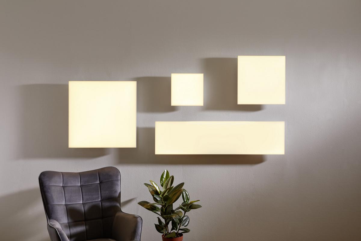 LAMPA SUFITOWA LED 8286-16 Q-FRAMELESS *SH* - biały, Konventionell, tworzywo sztuczne/metal (30/30/5,6cm) - Paul Neuhaus