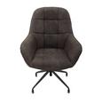 Sessel in Braun/Schwarz - Schwarz/Braun, MODERN, Textil/Metall (73/100/75cm) - Modern Living Sessel in Braun/Schwarz - Schwarz/Braun, MODERN, Textil/Metall (73/100/75cm) - Modern Living