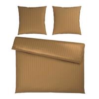 Bettwäsche Dobby Streif XXL Goldfarben ca. 200x200cm - Goldfarben, Textil (200/200cm) - Mömax
