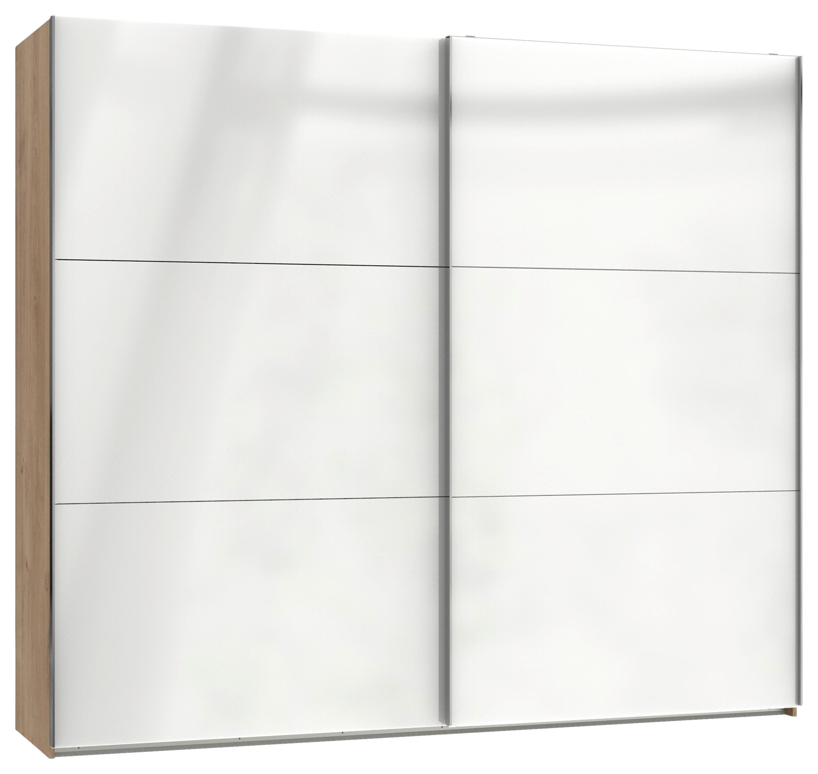 Ormar S Kliznim Vratima Level 36c - bijela/boje hrasta, Moderno, drvni materijal (200/216/65cm) - Modern Living