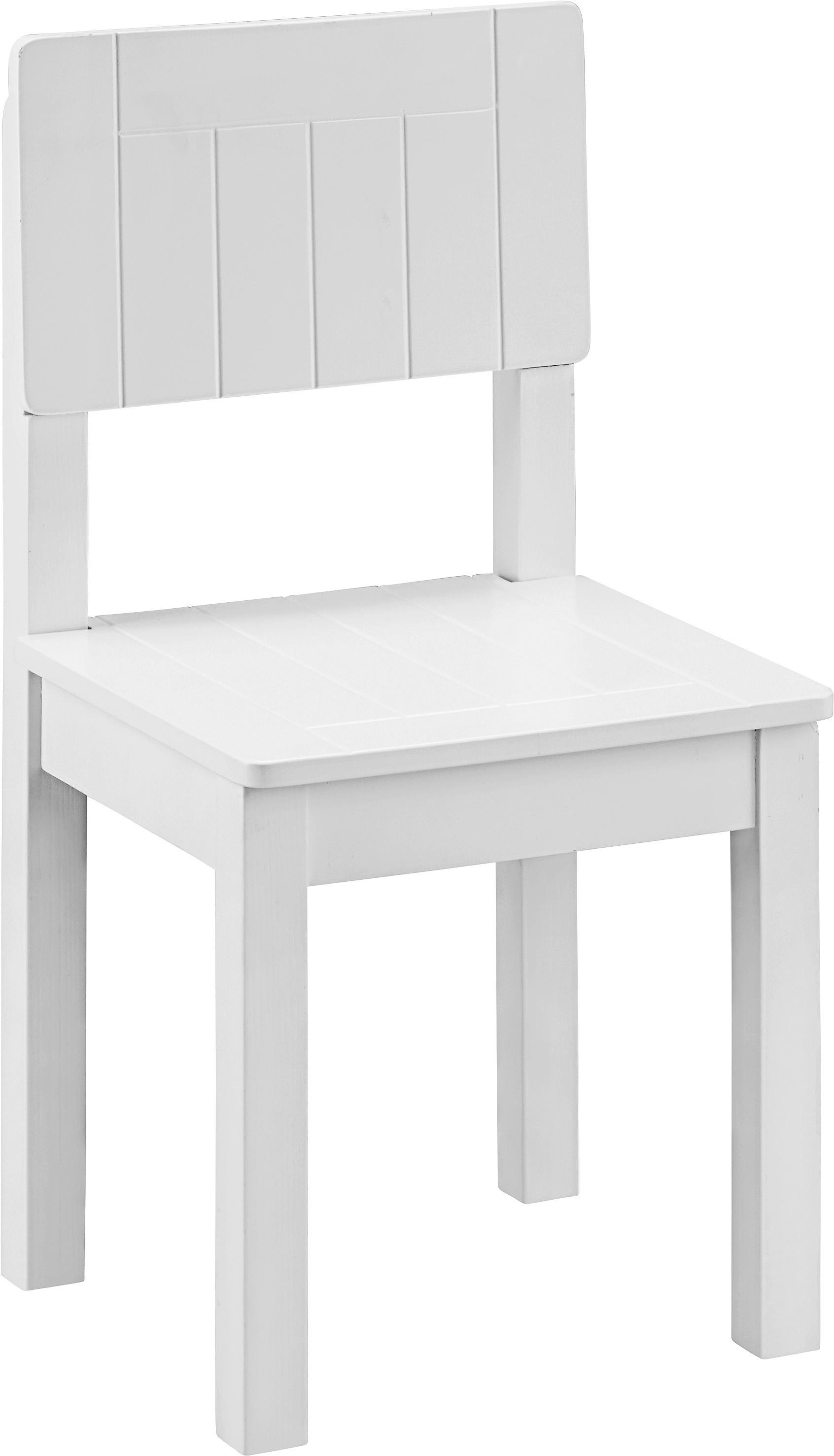 Kinderstuhl LILLI - Weiß, ROMANTIK / LANDHAUS, Holz (28.5/58.5/29cm) - Roba