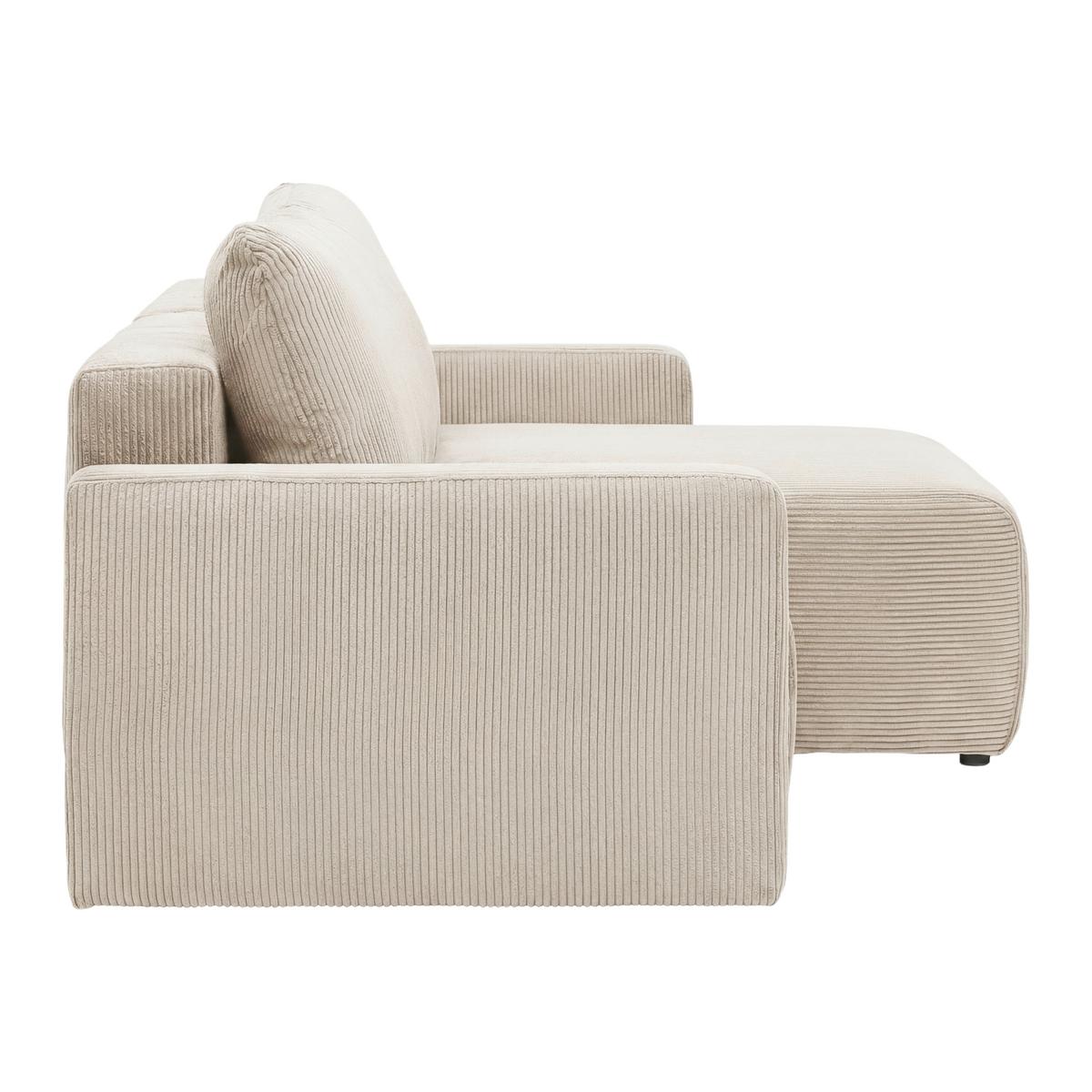 Coltar DAVE -BEST PRICE - bej, Modern, textil (227/146cm) - Best Price