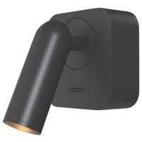 Wandleuchte Mirax Schwarz max. 3 Watt - Schwarz, Trend, Metall (8,5/6,5/6,3cm) - MAYTONI