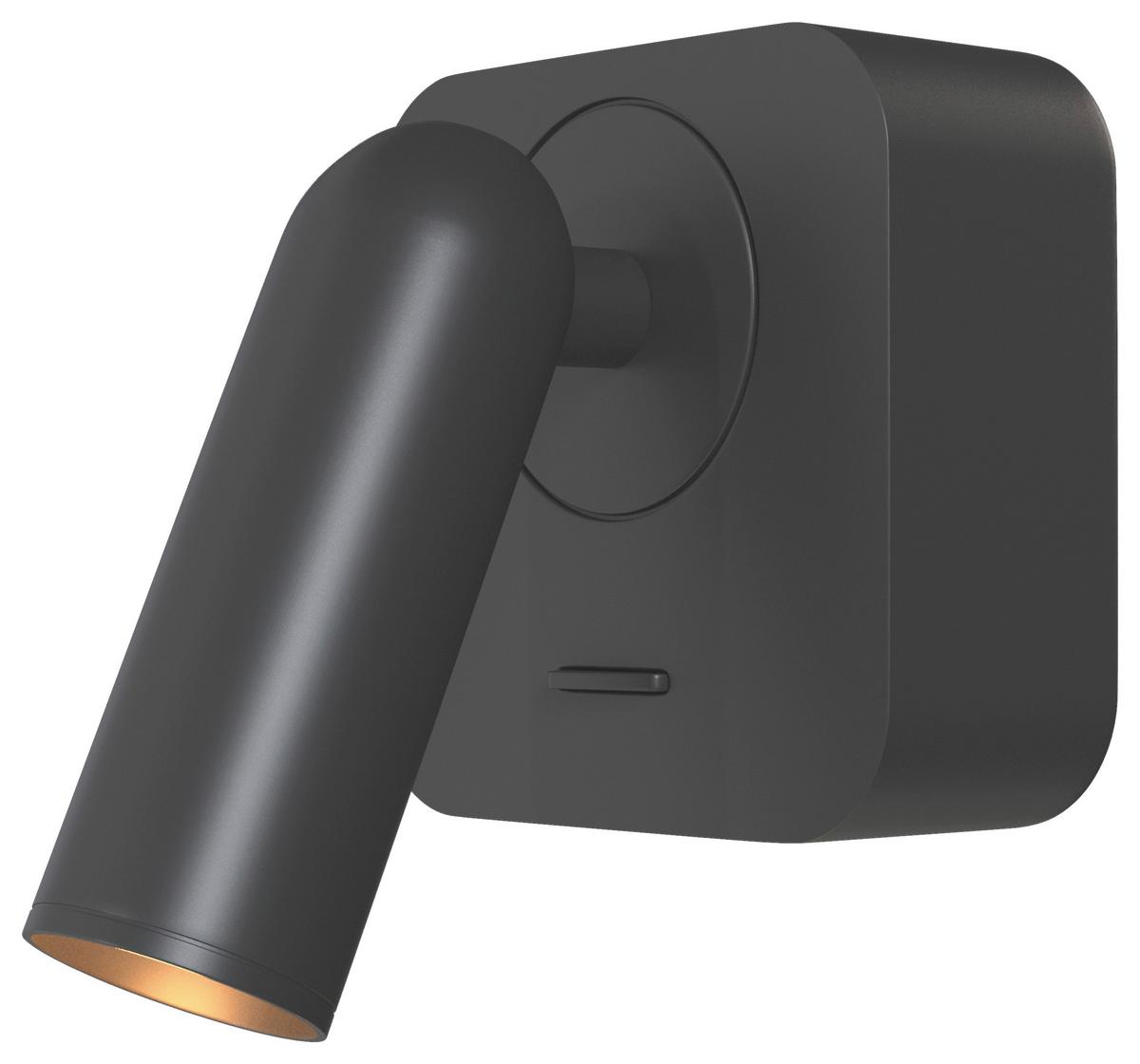 Wandleuchte Mirax Schwarz max. 3 Watt - Schwarz, Trend, Metall (8,5/6,5/6,3cm) - MAYTONI