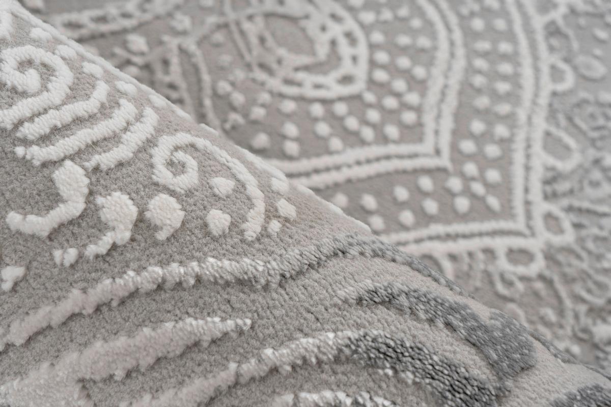 Läufer Stage 425 Silber 80x150 - Silberfarben, Basics, Textil (80/150cm) - Kayoom