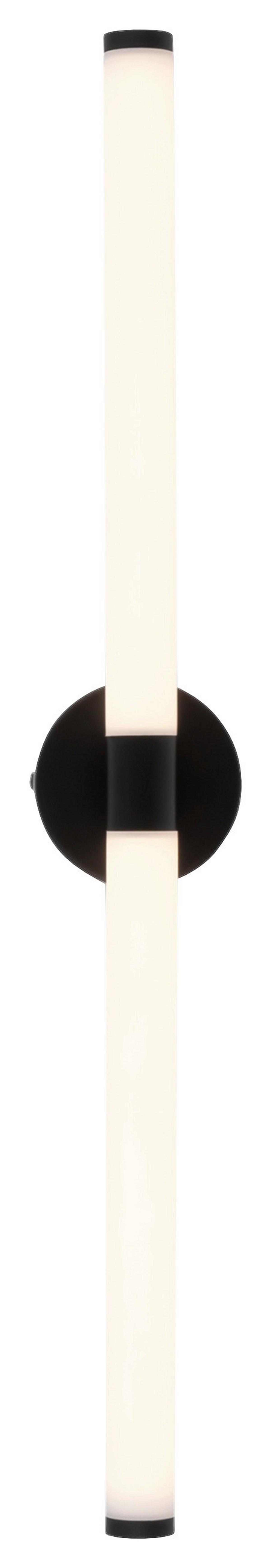 Wandleuchte Axis Schwarz max. 16 Watt - Schwarz, Basics, Kunststoff/Metall (3/63/63cm) - MAYTONI