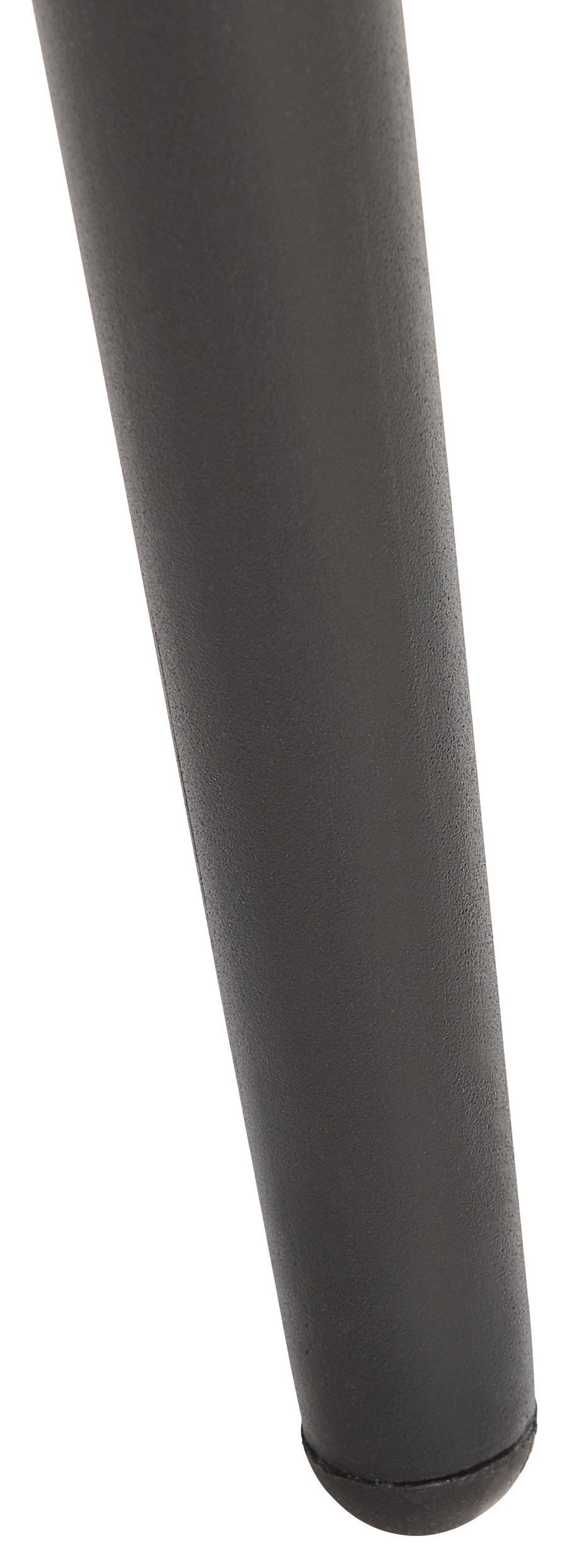 KRZESŁO Z PODŁOKIETNIKAMI HANNA - ciemnoszary/czarny, Modern, metal/tkanina (60/82/60cm) - Livetastic