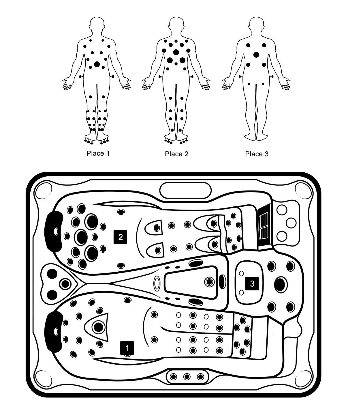 Whirlpool Capri Grauweiß ca. 210x160x90cm - Grauweiß, KONVENTIONELL, Kunststoff (210/160/90cm) - Sanotechnik