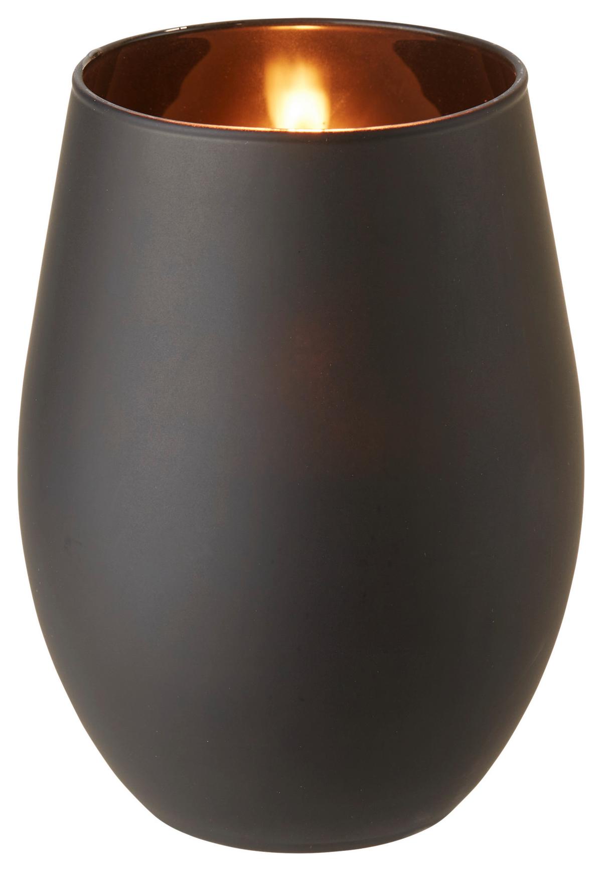 Gyertya Üvegben Earth Tones - bézs/sötétnarancs, Üveg (7,6/12,5cm) - Modern Living