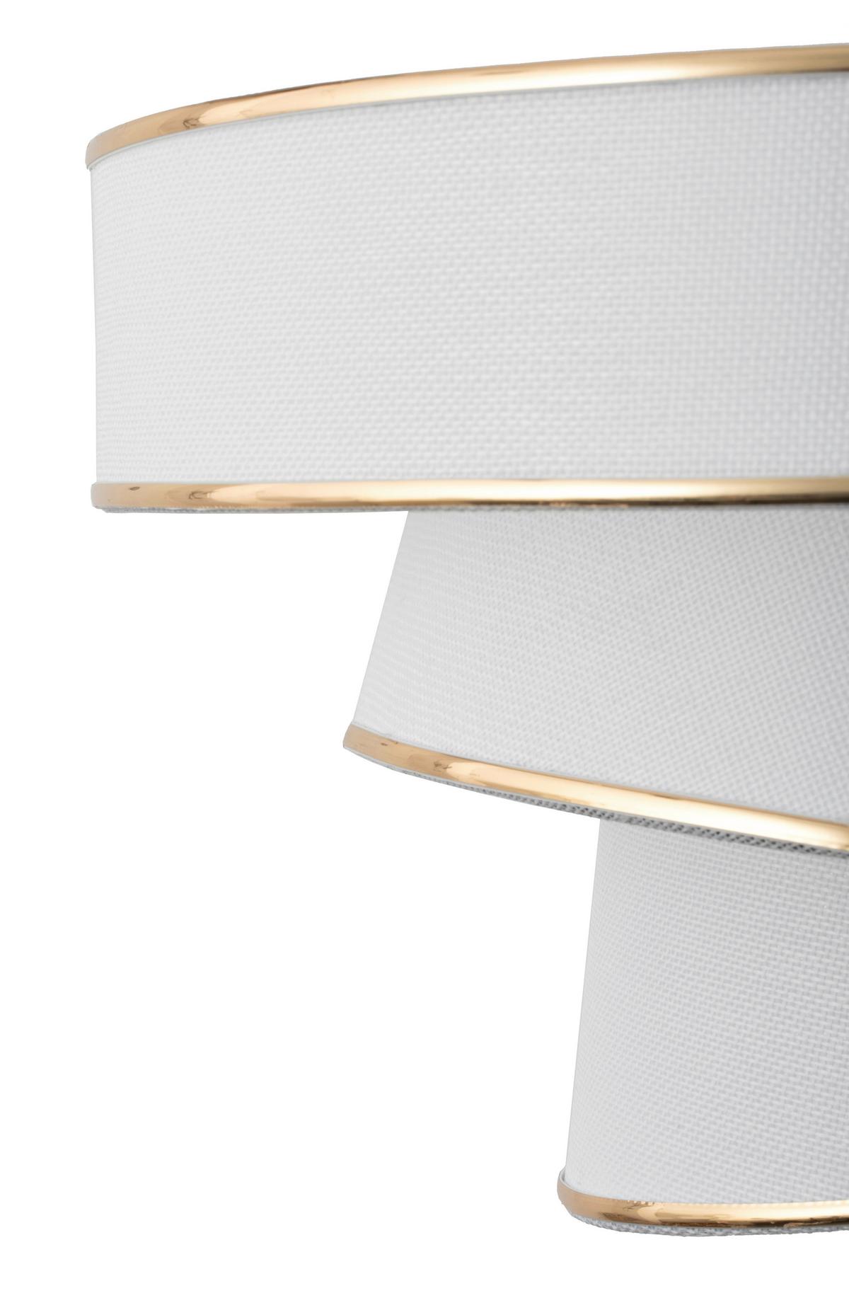 LAMPA WISZĄCA PEGGY - biały, Trend, tworzywo sztuczne/metal (40/125cm) - Novel