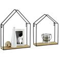 Wandboardset Schwarz - MODERN, Metall (30/40/8cm) Wandboardset Schwarz - MODERN, Metall (30/40/8cm)